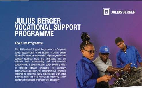 Julius Berger Nigeria Plc (Julius Berger) 2026 Vocational Support Programme – Apply Here